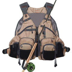 Fly Fishing Vest Pack for Trout Fishing Gear and Equipment Multi-function Backpack