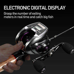 Electronic Digital Display Baitcasting Fishing Reel Counter