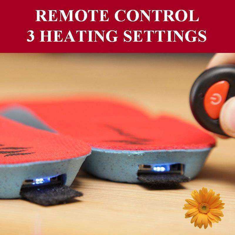 Women Men Winter Thermal Thick Insoles Electric Foot Warmer