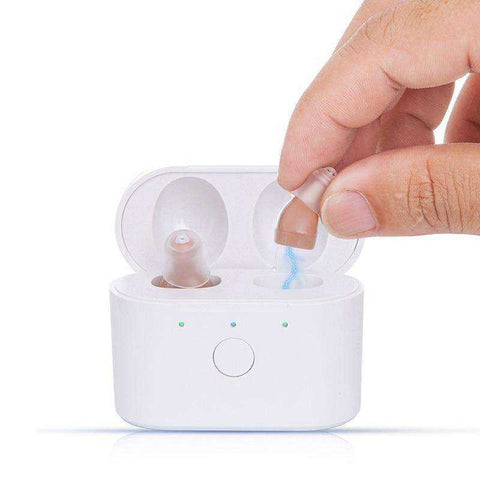 Invisible Mini Digital USB Rechargeable Hearing Aid With Adjustable Tone