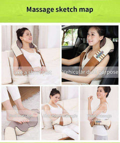 High Quality U Shape Electrical Shiatsu Heated Back Neck Shoulder Massager