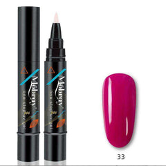 One Step Gel Nail Varnish Pen 3 In 1 Long-lasting Polish