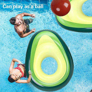 Beach Sports Avocado Swimming Ring Inflatable Swim Giant Pool Float For Adults For Pool Tube Circle Float Swim Pool Toy