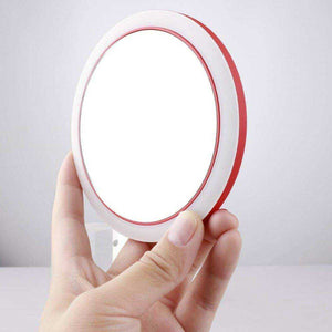New Portable LED Illuminated Circular Makeup Mirror