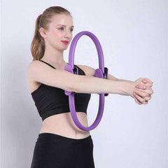 Aesthetic Professional Pilates Ring Double Handle Yoga Hoop