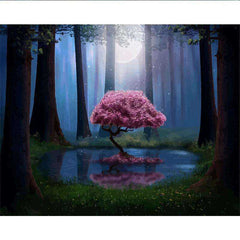 DIY Framed Painting Four Seasons Tree For Home Adults Room Decoration
