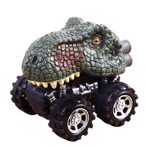 Image of Pull Back Triceratops Petrosauria Animal Dinosaur Model Children Gift Mini Toy Car