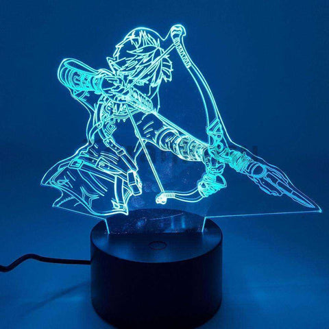 Image of 3D Night Lights LED Changing Anime Link