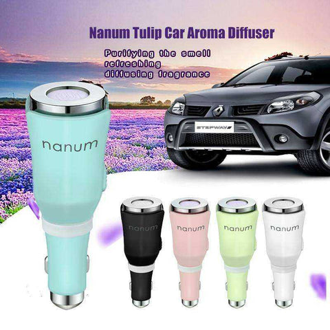 Image of Tulip Car Aromatherapy Diffuser Air Humidifier