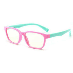 Aesthetic Bendable Anti-blue Light Silicone Children Optical Glasses