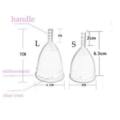 New Women Soft Medical Silicone Menstrual Cup