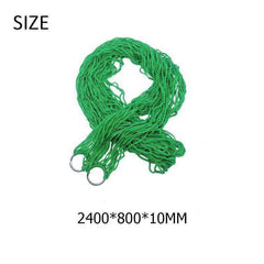 Nylon Hammock Yard Outdoor Travel Hanging Mesh Net Sleeping Bed