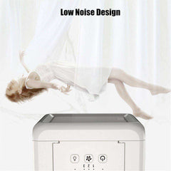 New Dual Tank Mini Portable Usb Air Conditioner Humidifier Purifier With 7 Color LED