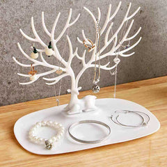 Deer Jewelry Stand Display Storage Racks Tree Earring Holder