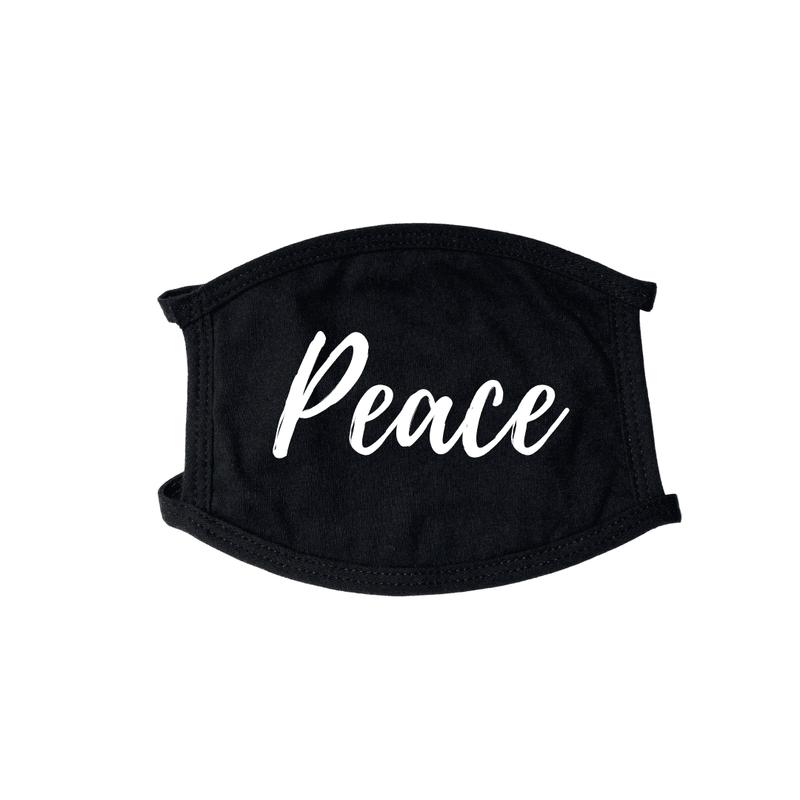 Printed Peace Face Mask