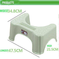 Strong Bathroom Toilet Step Stool Squat Potty With Phone Holder For Adults & Kids