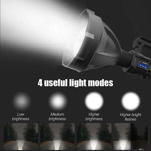 LED Flashlight Waterproof Spotlight With Tripod Base