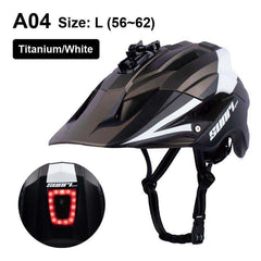 New LED Light Rechargeable Cycling Bike Helmet