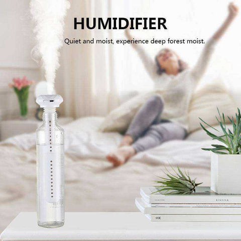 Image of USB Portable Air Humidifier Diamond Bottle Aroma Diffuser Mist Maker
