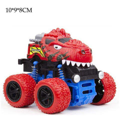 Mini Inertial Off-Road Plastic Friction Stunt Pullback Children Toy Car for boys