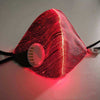 7 Colors Led Light Replaceable Carbon Filter Dust Face Mask