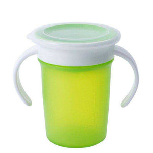 360 Degrees Can Be Rotated Baby Learning Drinking Cup with Double Handle