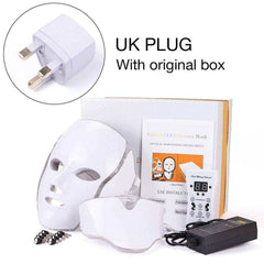 Anti Aging 7 Colour Led Mask Facial Rejuvenation Repair Led Photon Therapy Machine Kit