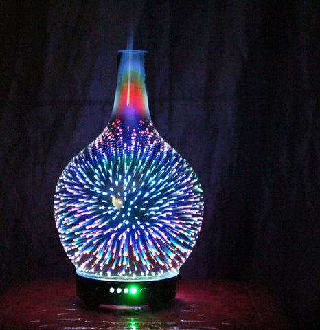 Image of 7 Color Light 3D Glass Humidifier