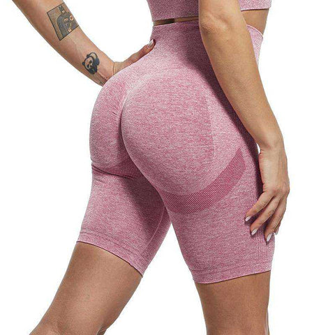 Image of Slim High Waist Bubble Butt Push Up Seamless Fitness Women Pants and Leggings