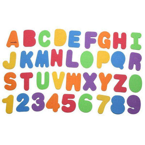 36pcs Set Kids Floating Bath Letters And Numbers
