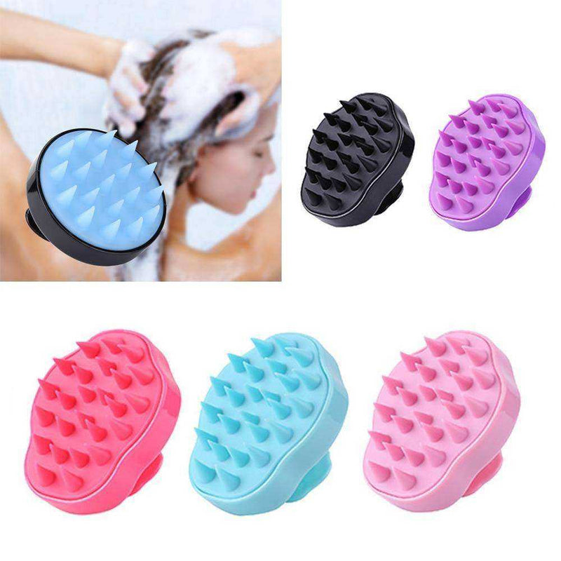 Unique Silicone Head Body Scalp Bath Shower Massage Comb Brush
