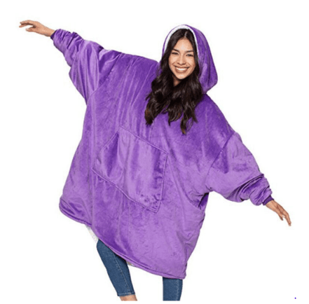 Image of Women Oversized Clothing Hoodie Blanket Sweatshirt With Sleeves