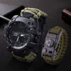 LED Military Electronic Wristwatches with Compass 30M Waterproof