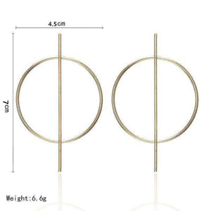 Simple Fashion Minimalist Geometric Circle Earring