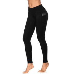 Elastic High Waist Push Up Leggings With Pocket
