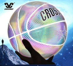 Holographic Reflective Wear-Resistant Luminous Night Basketball Ball