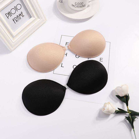 Silicone Invisible Push Up Sexy Strapless Stealth Adhesive Backless Breast Enhancer Bra