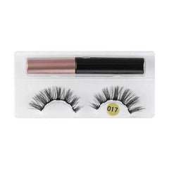 Magnetic Liquid Eyeliner 1 Pair Magnetic Eyelashes Makeup Tool Kit