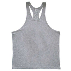 Mens Gym Fitness Clothing Workout Cotton Sleeveless Stringer