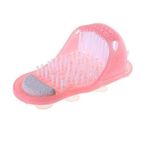 Image of Plastic Foot Scrubber Shower Feet Massage Slippers