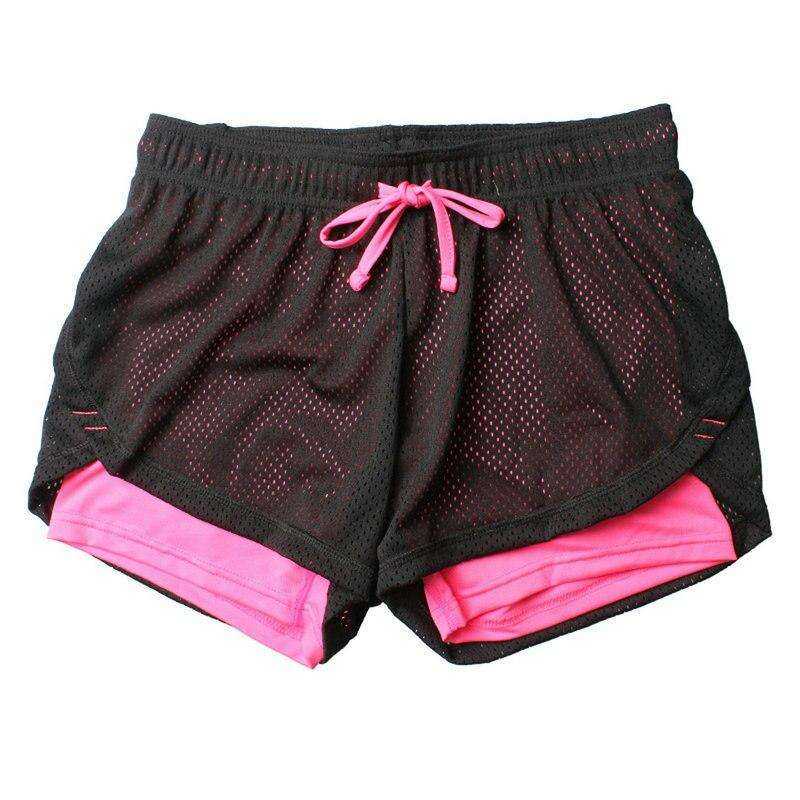 Women Yoga Short Leggins  Mesh Breathable