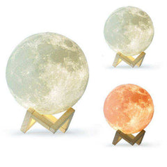 Touchable 16 Color Led Moon Lamp Light Colorful Change By Touch