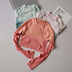 Long Sleeved Yoga Crop Top