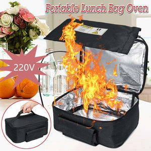 Rapid heating 220V Mini Square Personal Electric Portable Lunch Oven Bag