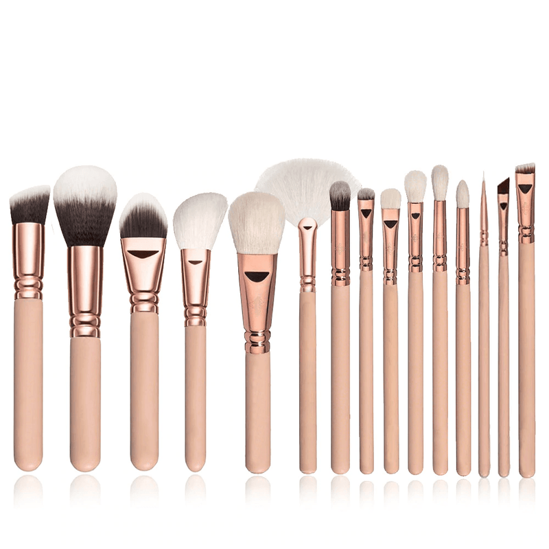 Pink Maquiagem Powder Makeup Brushes Set