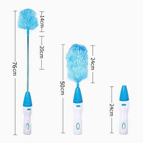 Image of 360 Adjustable Electric Feather Dirty Dust Brush Vacuum Cleaner