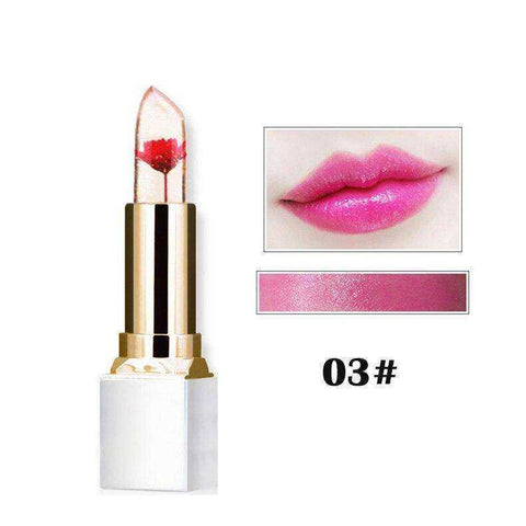 Image of 3 Colors Ink Dried Flower Long-lasting Moisturizer Jelly Lipstick