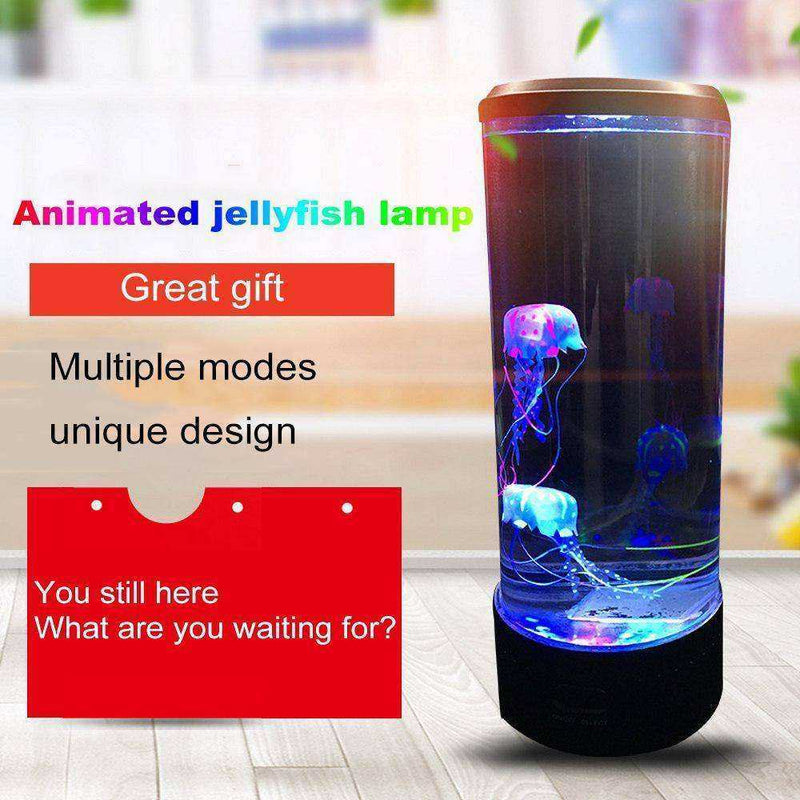 7 Color Changing LED Jellyfish Lamp Aquarium USB Charging