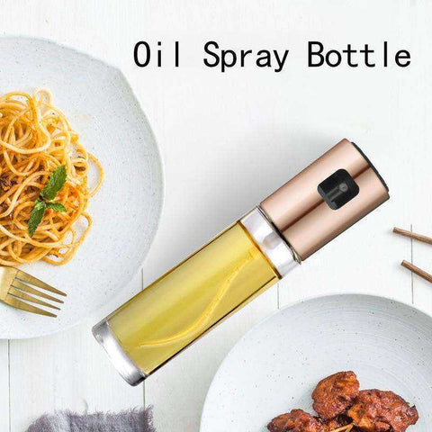 Image of Kitchen Stainless Steel Bottle Pump Olive Oil Sprayer