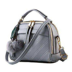 New Spring Inclined Leather Shoulder Bag